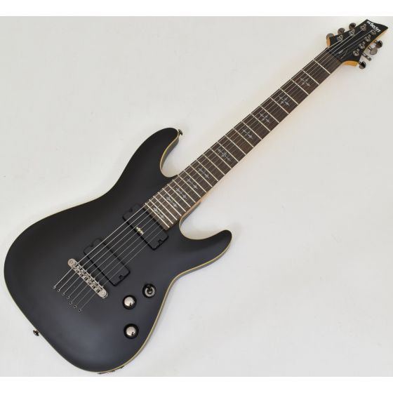 Schecter Demon-7 Guitar Aged Black Satin B Stock 0641 sku number SCHECTER3662.B 0641