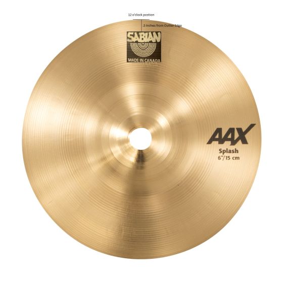 SABIAN 6" AAX Splash sku number 20605X