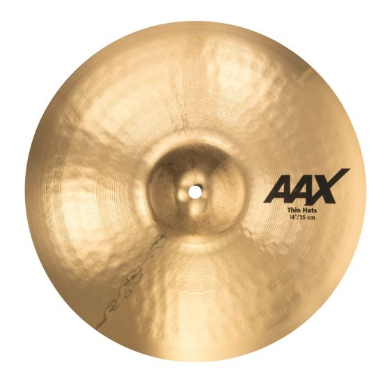 SABIAN 14" AAX Thin Hat Top Brilliant Finish sku number 21401XC/1B