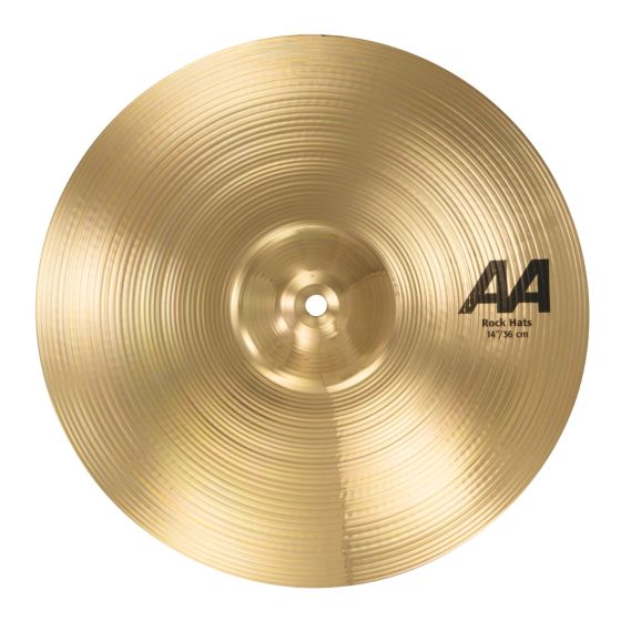 SABIAN 14" AA Rock Hat Bottom Brilliant Finish sku number 21403/2B