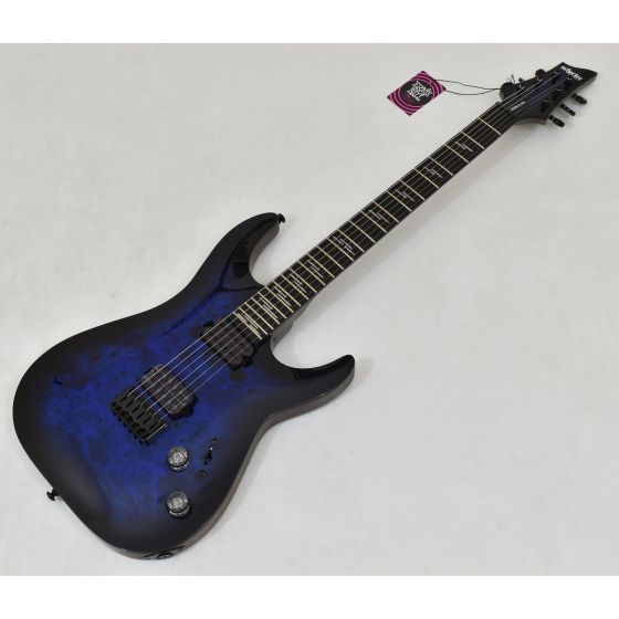 Schecter Omen Elite-6 Guitar See-Thru Blue Burst B-Stock 0439 sku number SCHECTER2452.B 0439