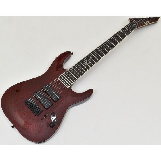 ESP LTD SC-608B Stephen Carpenter Baritone Red Sparkle B-Stock 1096 sku number LSC608BRSP.B 1096