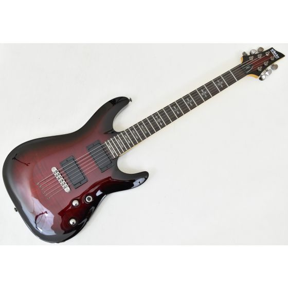 Schecter Demon-6 Crimson Red Burst Guitar B Stock 0343 sku number SCHECTER3680.B0343