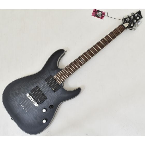 Schecter C-1 Platinum Guitar See-Thru Black Satin B-Stock 1070 sku number SCHECTER790.B1070