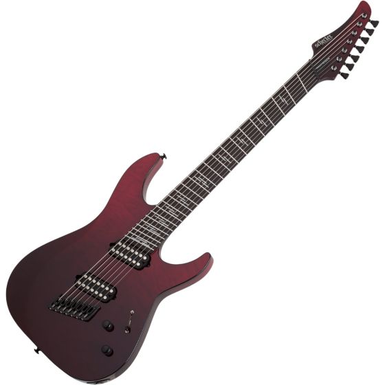 Schecter Reaper-7 Elite Multiscale Guitar Blood Burst sku number SCHECTER2182