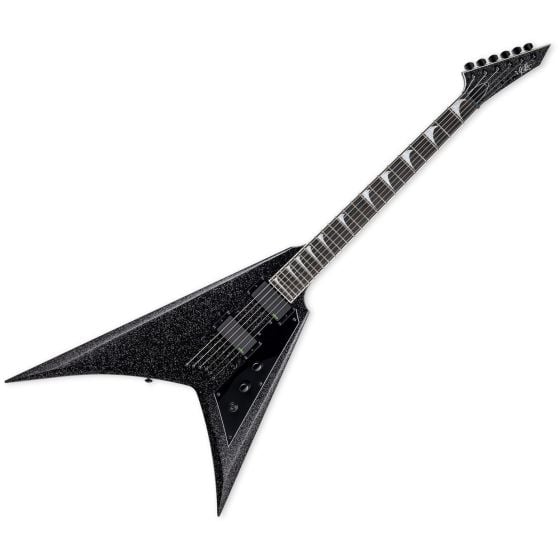 ESP LTD KH-V Kirk Hammett Signature Guitar Black Sparkle sku number LKHVBLKSP