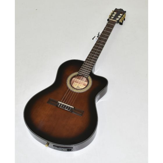 Ibanez GA35TCE Thinline Classical Acoustic Electric Guitar Dark Violin Sunburst B-Stock 1292 sku number GA35TCEDVS.B 1292