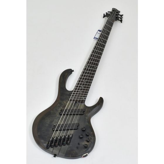 Ibanez BTB806 6-String Multi Scale Electric Bass Transparent Gray Flat 8591 sku number BTB806MSTGF- B8591