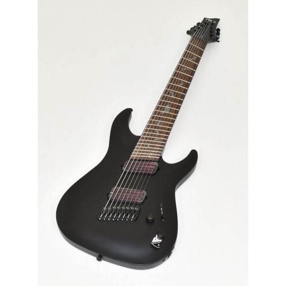 Schecter Damien-8 Multiscale Guitar Satin Black B-Stock 0716 sku number SCHECTER2477.B0716