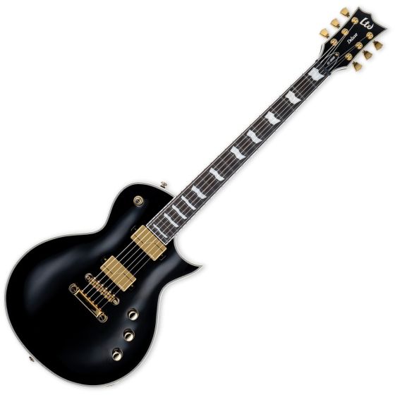 ESP LTD Deluxe EC-1000 Fluence Black Guitar sku number LEC1000BLKF
