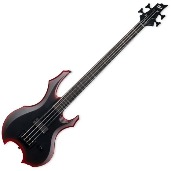 ESP LTD FL-4 Fred Leclercq Bass Black Red Burst Satin sku number LFL4BLKREDBS