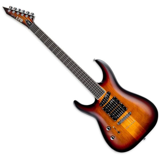 ESP LTD SC-20 Stephen Carpenter Lefty Guitar in 3 Tone Burst sku number LSC203TBLH