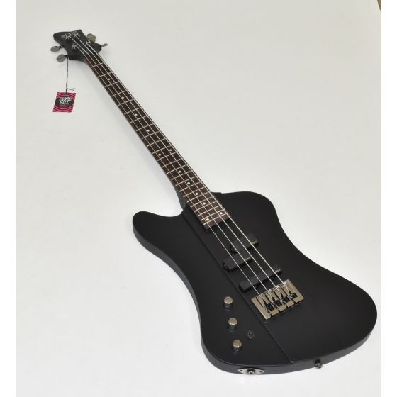 Schecter Sixx Left Handed Electric Bass in Satin Black Finish B0017 sku number SCHECTER211-B0017