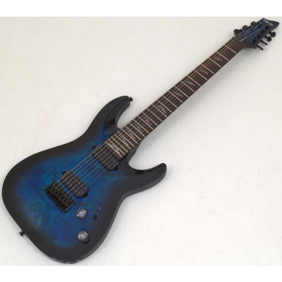 Schecter Omen Elite-7 Guitar Blue Burst B-Stock 0135 sku number SCHECTER2458-B0135