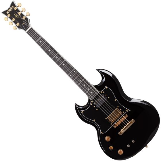 Schecter ZV-H6LLYW66D-S Zacky Vengeance Lefty Guitar Gloss Black sku number SCHECTER546