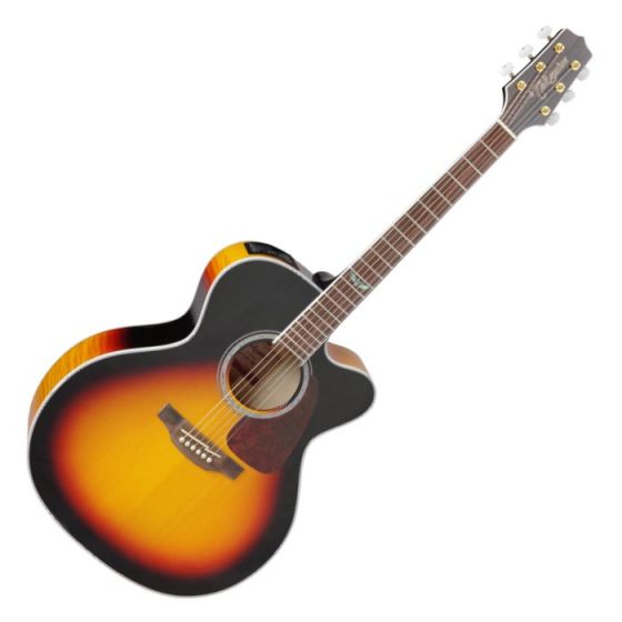 Takamine GJ72CE-BSB G-Series G70 Cutaway Acoustic Electric Guitar in Brown Sunburst Finish sku number TAKGJ72CEBSB