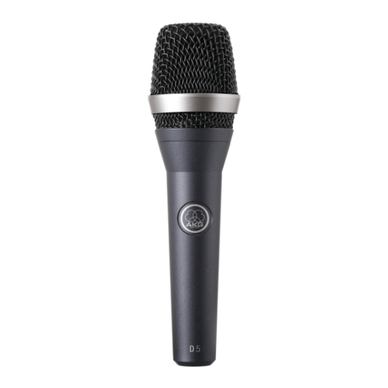 AKG D5 S Professional Dynamic Vocal Microphone With On/Off Switch sku number 3138X00090