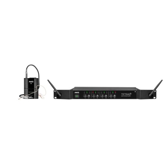 AKG DMSTETRAD Performer Set - Professional Digital Four Channel Wireless System sku number 3459H00020