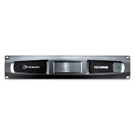 Crown Audio DCi 4|600N Four-channel 600W @ 4Ω Power Amplifier with BLU Link 70V/100V sku number GDCI4X600N-U-US