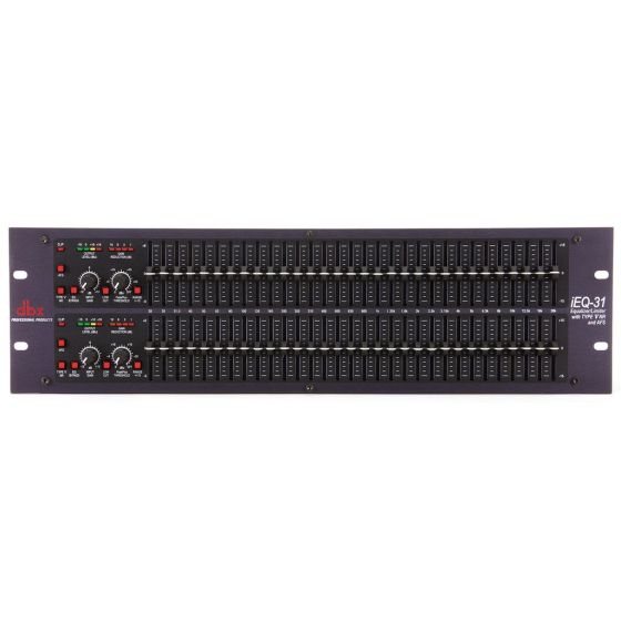 dbx iEQ31 Dual 31-Band Graphic EQ/Limiter with Type V NR and AFS sku number DBXIEQ31-M