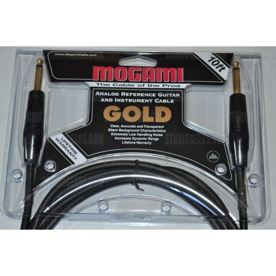 Mogami Gold Instrument Cable 10 ft. sku number GOLD INSTRUMENT-10
