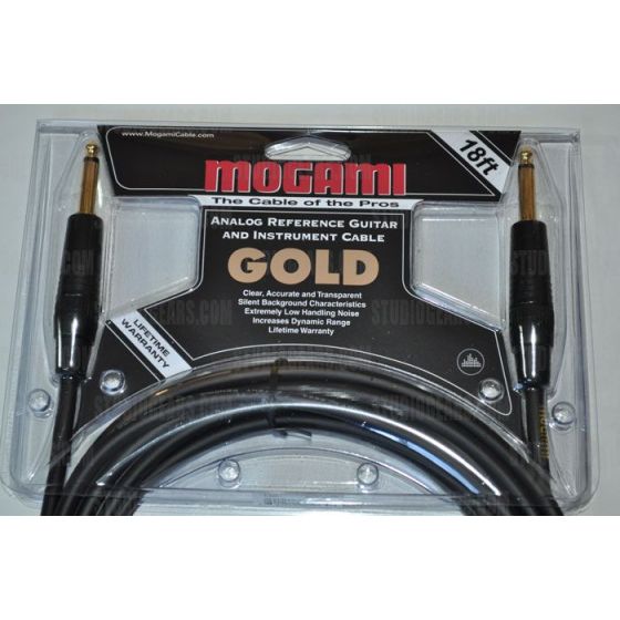 Mogami Gold Instrument Cable 18 ft. sku number GOLD INSTRUMENT-18