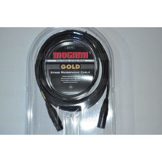 Mogami Gold Stage Cable 20 ft. sku number GOLD STAGE-20