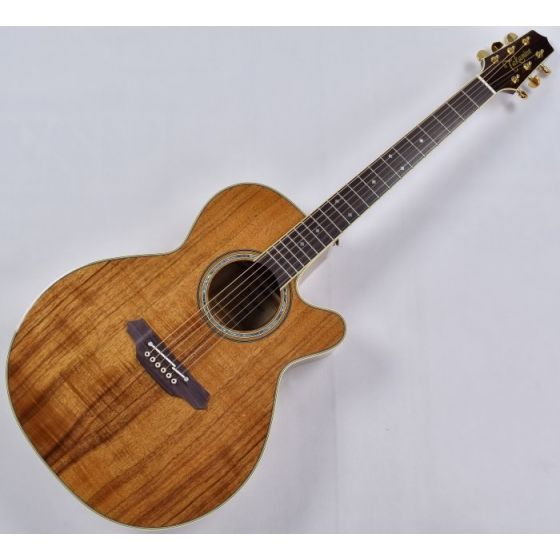 Takamine EF508KC Legacy Series KOA Top Acoustic Guitar in Natural Gloss Finish B-Stock sku number TAKEF508KC.B