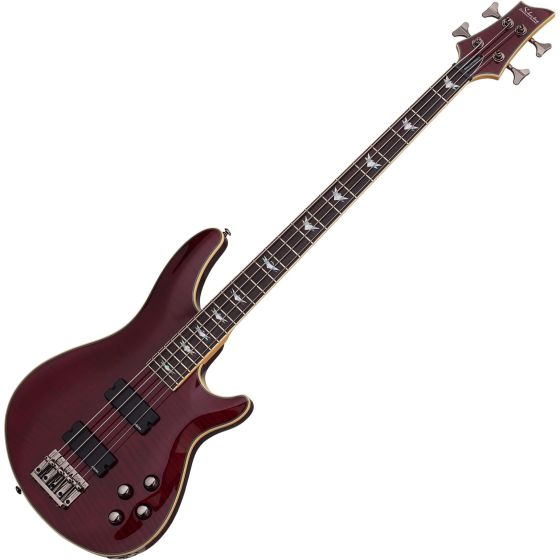 Schecter Omen Extreme-4 Electric Bass in Black Cherry Finish sku number SCHECTER2040
