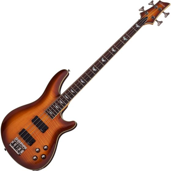 Schecter Omen Extreme-4 Electric Bass in Vintage Sunburst Finish sku number SCHECTER2048