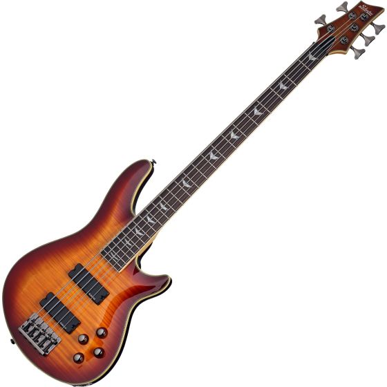 Schecter Omen Extreme-5 Vintage Sunburst Finish sku number SCHECTER2049