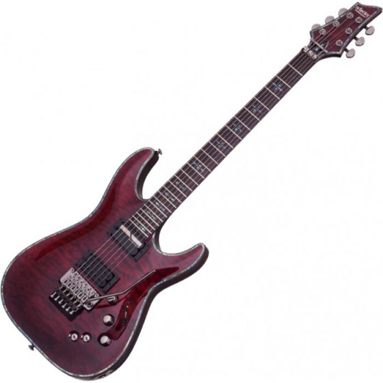 Schecter Hellraiser Passive C-1 FR S Electric Guitar in Black Cherry Finish sku number SCHECTER3065
