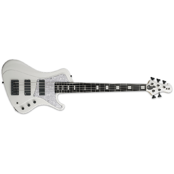 ESP E-II Stream SL-5 Electric Bass Guitar in Snow White sku number EIISTREAMSL5SW