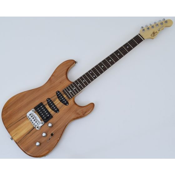 G&L USA Legacy Spalted Alder Top Electric Guitar in Natural Gloss Finish sku number USA LGCYRMC-NAT-RW 9334