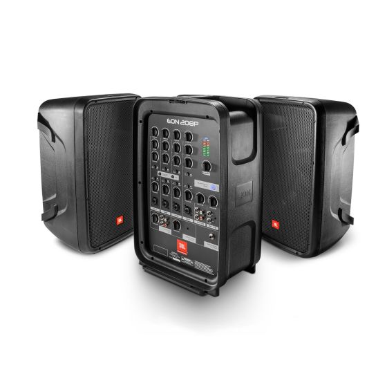 JBL EON208P Portable 8 Two-Way PA with Powered 8-Channel Mixer and Bluetooth sku number EON208P