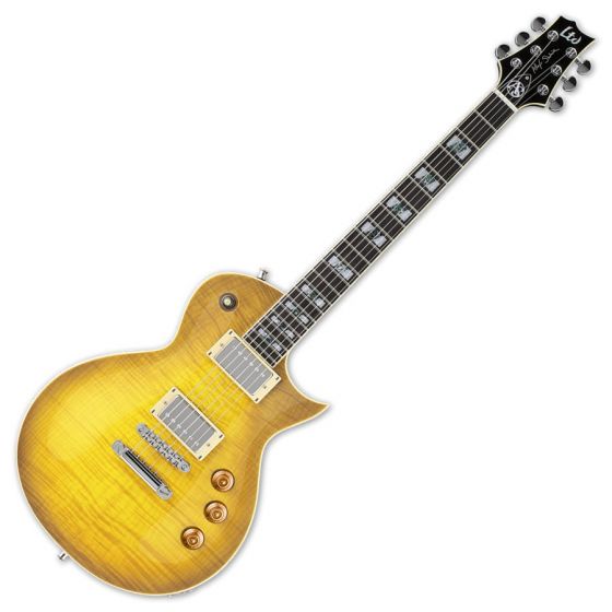 ESP LTD Alex Skolnick AS-1 FM Lemon Burst Signature Electric Guitar sku number LAS1FMLB