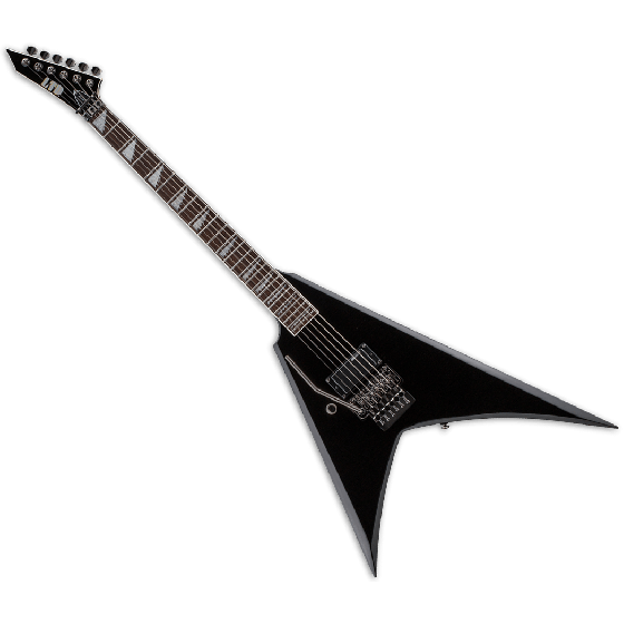 ESP LTD Alexi-200 Left Hand Guitar in Black Finish B-Stock sku number LALEXI200BLKLH.B
