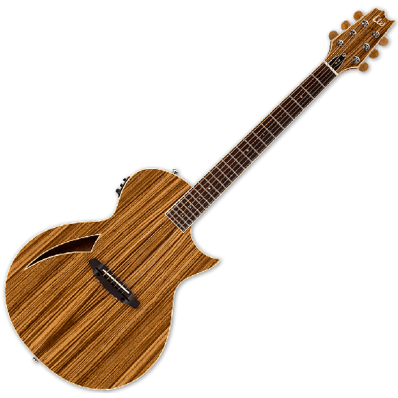 ESP LTD TL-6Z Acoustic Electric Guitar in Natural Finish sku number LTL6ZNAT