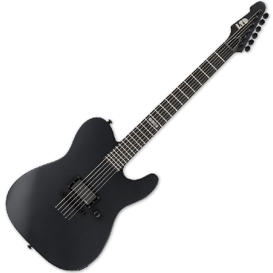 ESP LTD AA-600 Alan Ashby Electric Guitar in Black Satin sku number LAA600BLKS
