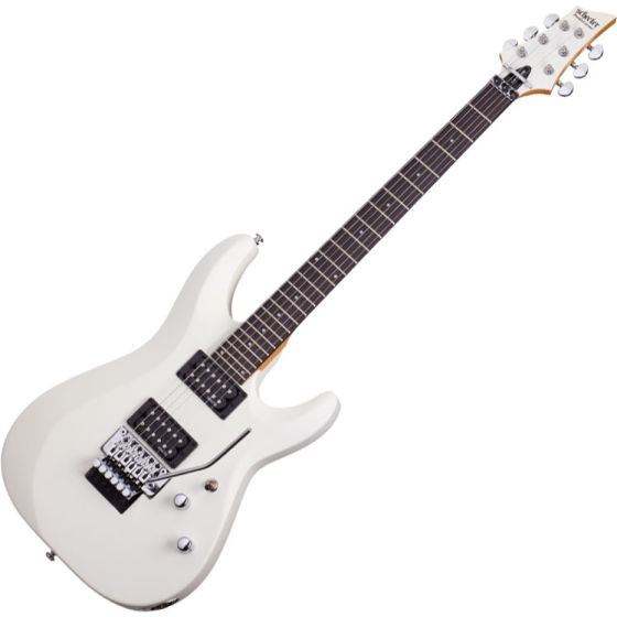 Schecter C-6 FR Deluxe Electric Guitar Satin White sku number SCHECTER435