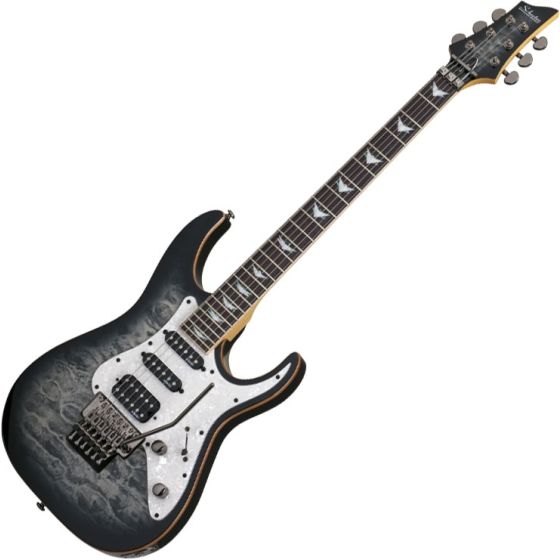 Schecter Banshee-6 FR Extreme Electric Guitar in Charcoal Burst Finish sku number SCHECTER1996
