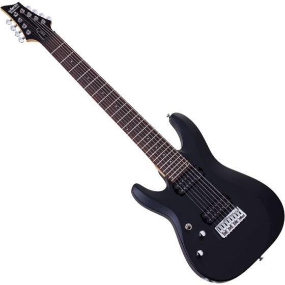Schecter C-8 Deluxe Left-Handed Electric Guitar Satin Black sku number SCHECTER442