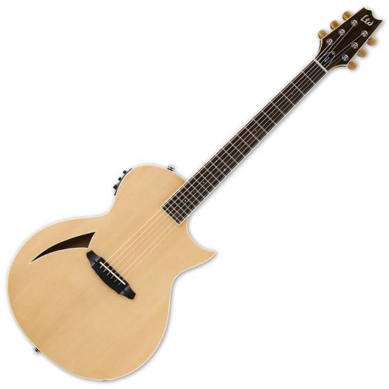 ESP LTD TL-6S Steel String Acoustic Electric Guitar in Natural Finish sku number LTL6NAT