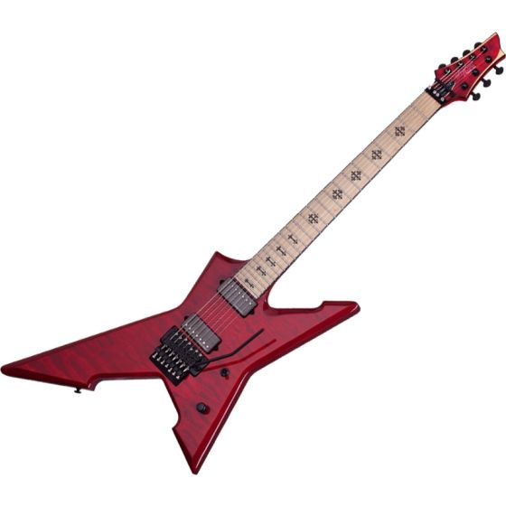 Schecter Jeff Loomis Cygnus JLX-7 FR Electric Guitar See-Thru Cherry sku number SCHECTER426