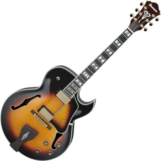 Ibanez Signature George Benson LGB30 Hollow Body Electric Guitar Vintage Yellow Sunburst sku number LGB30VYS