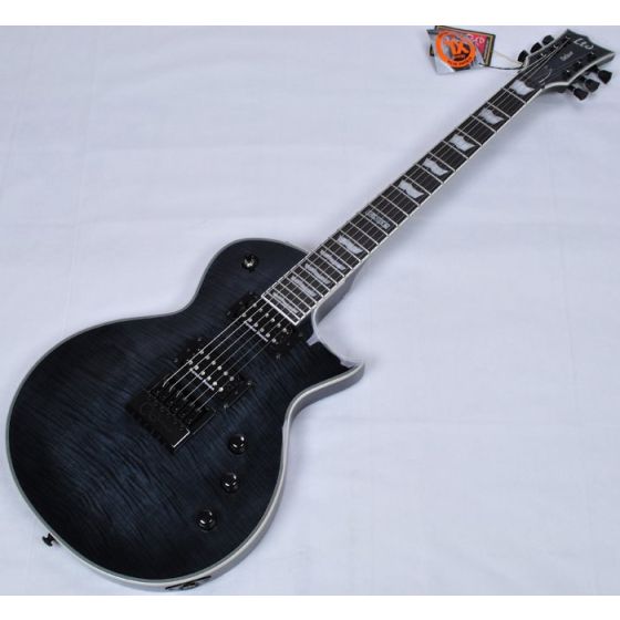 ESP LTD Deluxe EC-1000ET Evertune Flamed Maple Guitar in See-Thru Black sku number LEC1000ETFMSTBLK