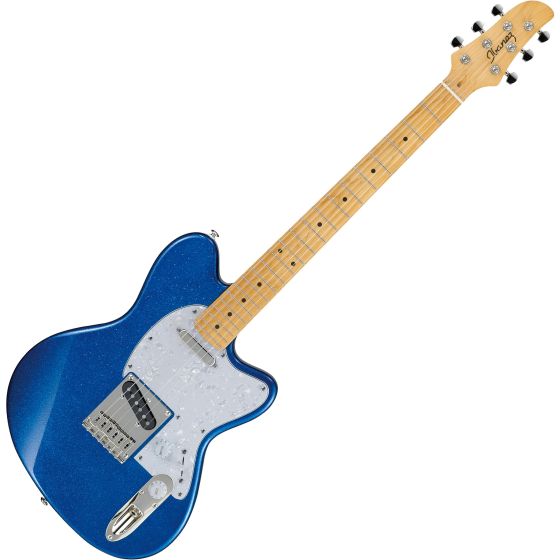 Ibanez Talman Standard TM302PM Electric Guitar Blue Sparkle sku number TM302PMBSP