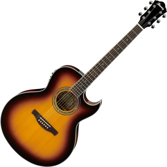Ibanez Joe Satriani JSA5 Signature Acoustic Electric Guitar Vintage Burst sku number JSA5VB