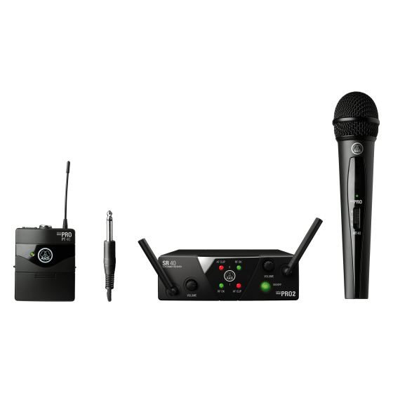 AKG WMS40 Mini Dual Vocal Instrumental Set - Channels C/D sku number 3352X00060