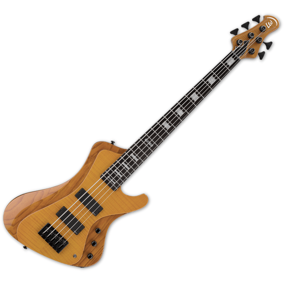 ESP LTD Stream-1005 Flamed Maple 5 String Electric Bass Honey Natural sku number LSTREAM1005FMHN
